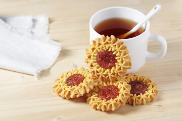 Cookies and cup of tea