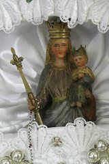 Virgin Mary, procession statue in the parish church of Saint Nikola in Donja Zelina, Croatia