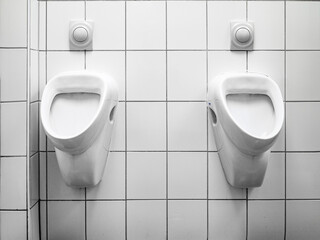 urinals in the men's room
