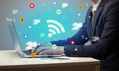 Hand surfing on the social media