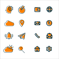 social media icon vector design