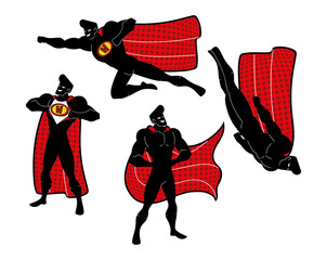 superheroes red cape