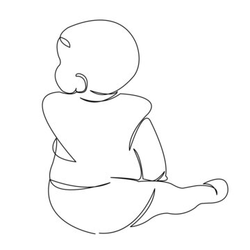 small child sitting
