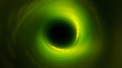 Bright abstract background with leaks. Blurred lighting tunnel. Magic portal. Vivid sphere lens