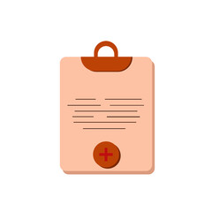 board with paper for writing down doctor's prescriptions