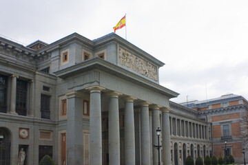 Fototapeta na wymiar Prado Museum in Madrid, Spain