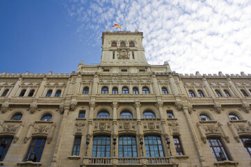 Beautiful historical building in Old Town of Madrid, Spain	
