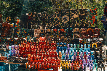 Fototapeta premium beads on the market stall