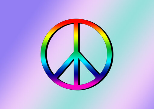 illustration of peace symbol