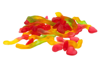 jelly candies isolated
