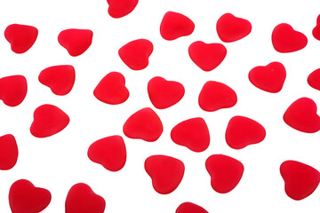 jelly hearts isolated