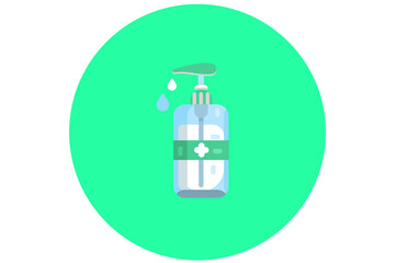 Sanitizer Isolated Vector Illustration which can be easily Download