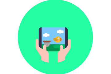 Games Isolated Vector Illustration which can be easily Download