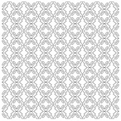 Luxury Ornaments Black White Pattern, Background, Texture
