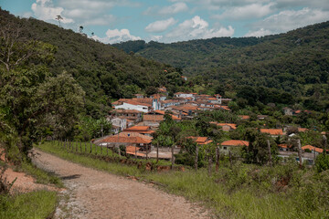 Naklejka premium São Bartolomeu, Ouro Preto, Minas Gerais, Brasil: Pequeno vilarejo distrito de Ouro Preto