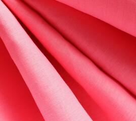 Elegant pink silk or satin. Luxurious background design.