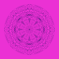 Mandala patterns on a lilac background