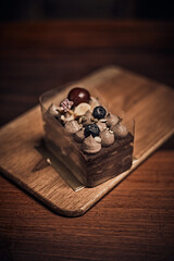 tasty homemade chocolate cake