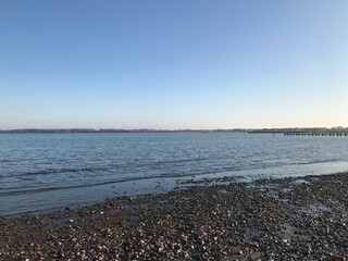 Travemünde Ostsee im Winter