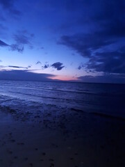 Jurmala sea in the evening