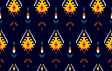 Beautiful Ethnic Aztec abstract Seamless pattern in tribal, folk embroidery, chevron art design.  geometric art ornament print.Design for carpet, wallpaper, clothing, wrapping, fabric, cover