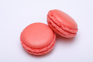 ピンクのマカロン