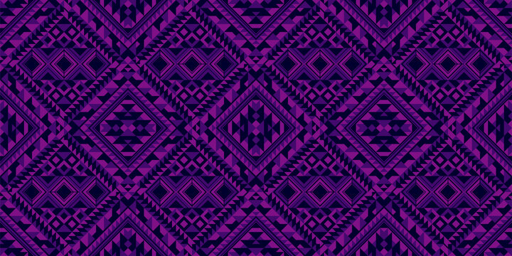 Inca tribal background. Seamless pattern.Vector. インカ部族のパターン　背景素材