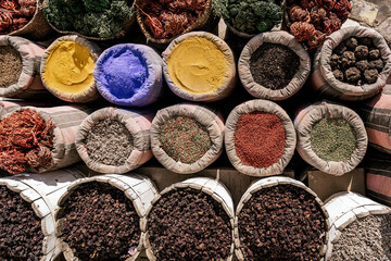 Various seasoning on local market