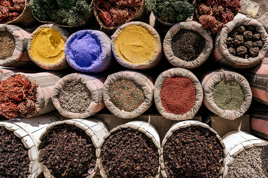 Various seasoning on local market