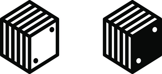 H2 Hydrogen fuel cell icon