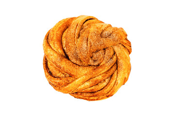 buns and pies on a white background