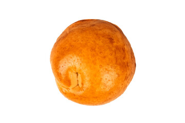 buns and pies on a white background