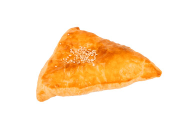 buns and pies on a white background