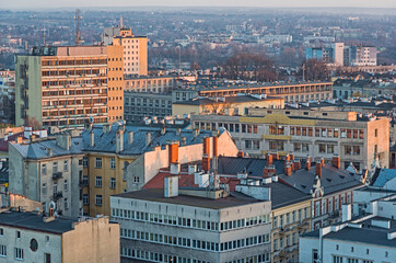 Widok na budynki w Lublinie © ErOn