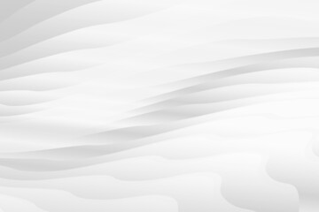 Abstract white and gray color, modern design background with geometric shape. Vector illustration.