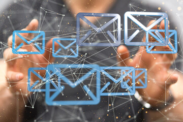 mail communication support contact concept service