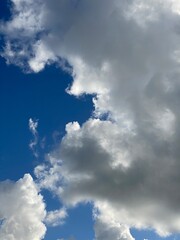 Obraz premium Cloudy sky in the Netherlands.