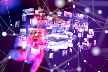 streaming data picture video material