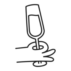 Fototapeta premium Champagne