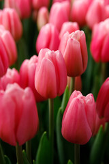 Obraz premium field of tulips