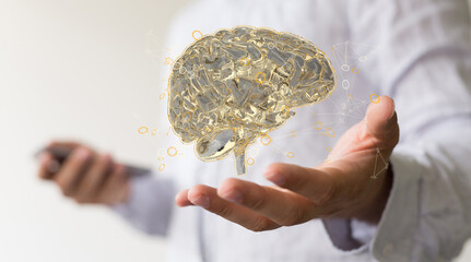 Human brain partially consists of circuit board.