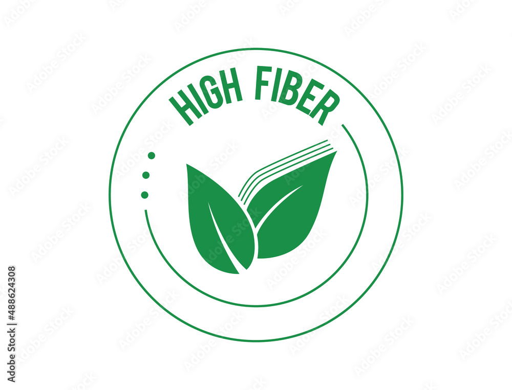 Canvas Prints high fiber icon vector illustration 