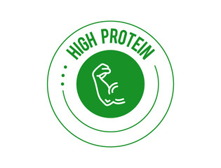 high protein icon vector illustration 