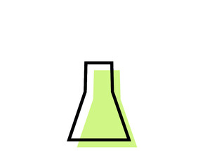 tube with green liquid / chemistry