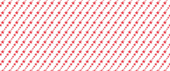 illustration of vector background with red colored stars pattern