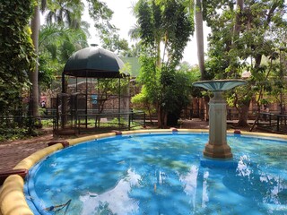 swimming pool in the park