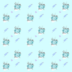 seamless pattern with flowers