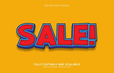 editable text effect, Sale style