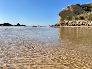 Ocean coast in Spain Andalucia