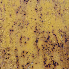 view of a section of old rusty iron with rust spots as an industrial background